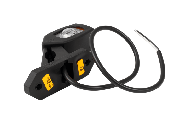 led breedtelamp links 90mm 3x led - aanhanger zijlamp - zijlicht - breedtelicht