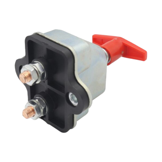 massaschakelaar - hoofdstroom schakelaar - 12/24 volt - 200 amp&eacute;re - noodschakelaar - stroomschakelaar - inclusief 2 sleutels