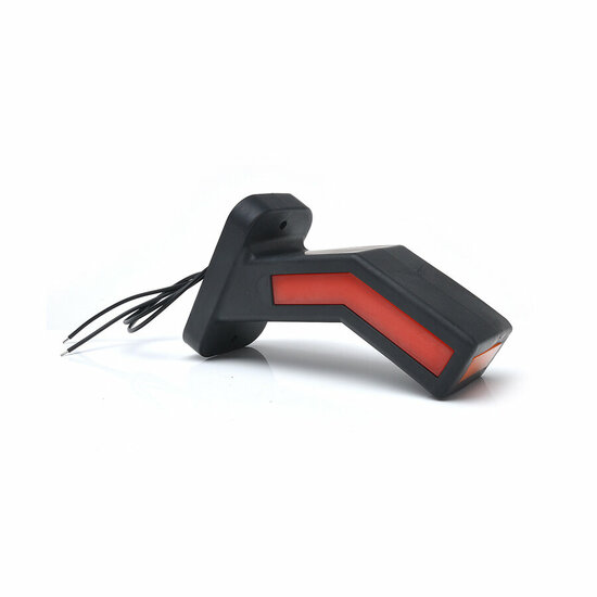 led breedtelamp rechts 145mm 3x led - aanhanger zijlamp - zijlicht - breedtelicht