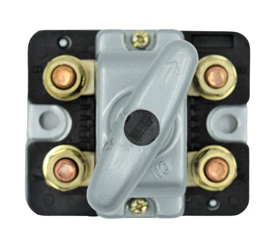 hoofdstroom schakelaar - massaschakelaar - 250 amp&eacute;re&nbsp;- noodschakelaar - stroomschakelaar - 6/24 volt