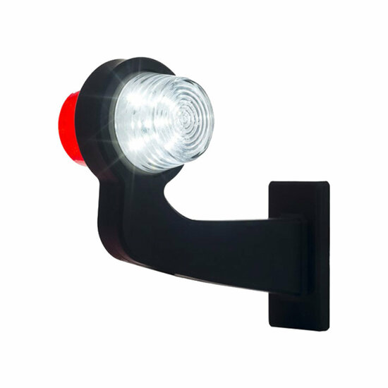 led breedtelamp rechts 190mm 10x led - aanhanger zijlamp - zijlicht - breedtelicht - contourlamp