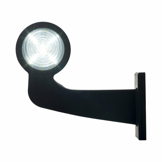 led breedtelamp rechts 190mm 10x led - aanhanger zijlamp - zijlicht - breedtelicht - contourlamp