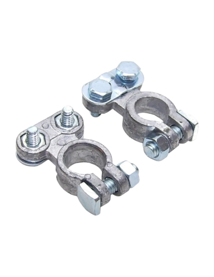 accupool klem set - accuklem (-) (+) - accu polen klem - accu klemset - 2 delig - benson