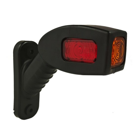 led breedtelamp rechts 135mm 3x led - aanhanger zijlamp - zijlicht - breedtelicht