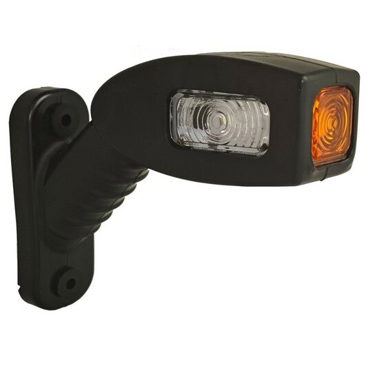 led breedtelamp links 135mm 3x led - aanhanger zijlamp - zijlicht - breedtelicht