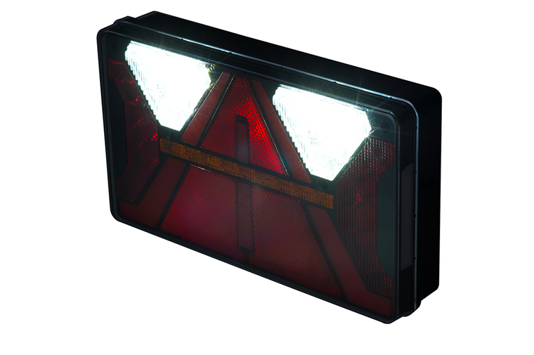 led achterlicht rechts - 12/24 volt - achterlicht strada - achterlamp - aanhanger achterlicht - horpol