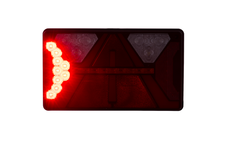 led achterlicht links - 12/24 volt - achterlicht strada - achterlamp - aanhanger achterlicht - horpol