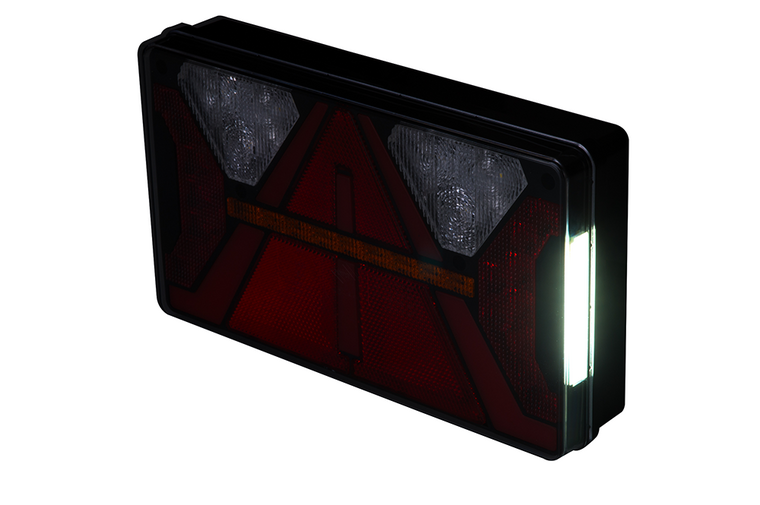 led achterlicht links - 12/24 volt - achterlicht strada - achterlamp - aanhanger achterlicht - horpol