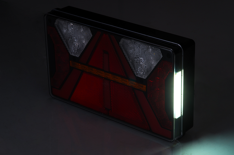 led achterlicht links - 12/24 volt - achterlicht strada - achterlamp - aanhanger achterlicht - horpol