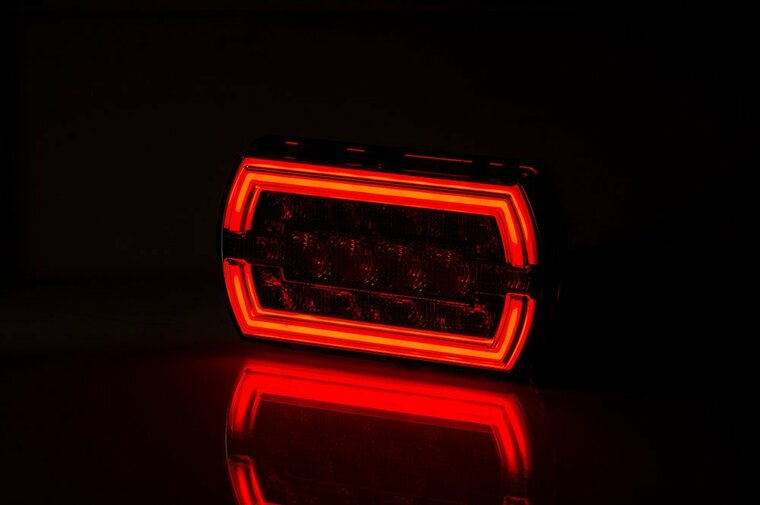 universele led achterlicht - 12/24 volt - cleo achterlicht - achterlamp - aanhanger achterlicht - horpol