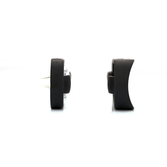 platte zijmarkeringslamp wit - 12/24 volt - markeringlamp - positielamp - horpol