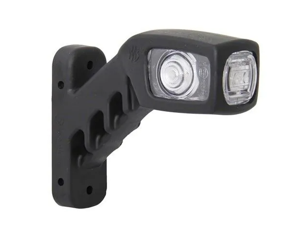 led breedtelamp rechts 130mm 4x led - aanhanger zijlamp - zijlicht - breedtelicht - contourlamp