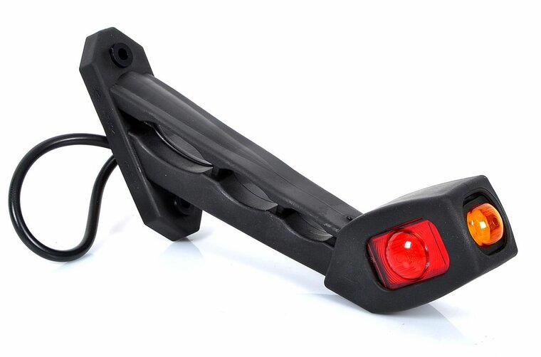 led breedtelamp links 170mm 3x led - aanhanger zijlamp - zijlicht - breedtelicht