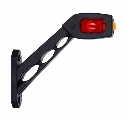 led breedtelamp rechts 170mm 3x led - aanhanger zijlamp - zijlicht - breedtelicht