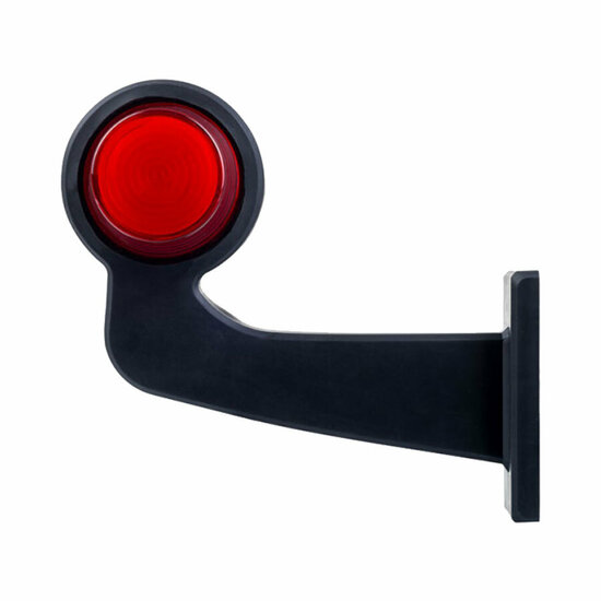 led breedtelamp links 190mm 18x neon led - aanhanger zijlamp - zijlicht - breedtelicht