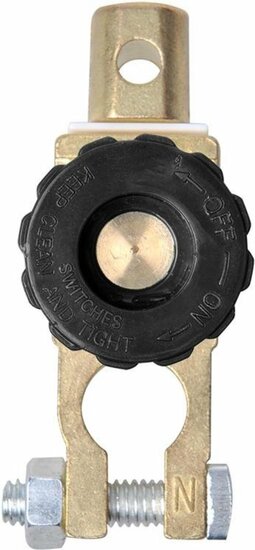 accupoolklem on/off - accuklem - accupool klem - accuschakelaar - accu klem