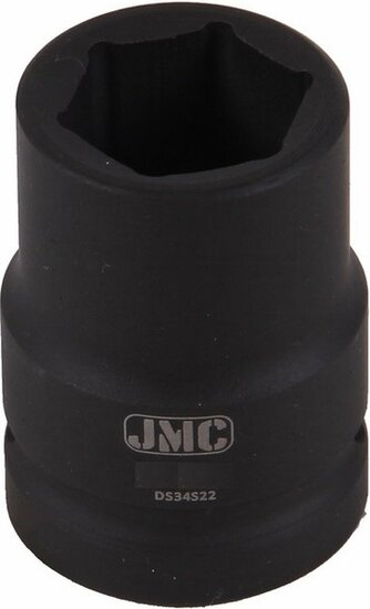 zeskant krachtdop 22 mm verlengd - 3/4 duims aansluiting - slagdop - impact dop - rateldop - dop - jmc