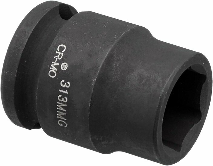 zeskant krachtdop 22 mm verlengd - 3/4 duims aansluiting - slagdop - impact dop - rateldop - dop - jmc