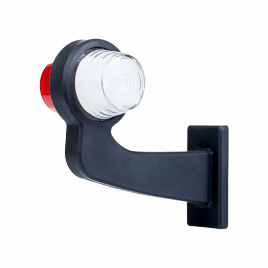 led breedtelamp rechts 190mm 18x neon led - aanhanger zijlamp - zijlicht - breedtelicht