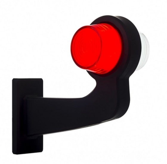 led breedtelamp rechts 190mm 18x neon led - aanhanger zijlamp - zijlicht - breedtelicht