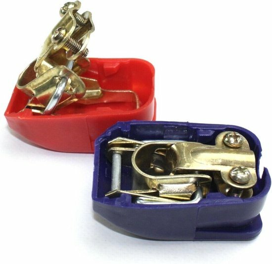 accupool klem set - accuklem (-) (+) - 2 delig - accu pool snelkoppeling - accu klemset - benson