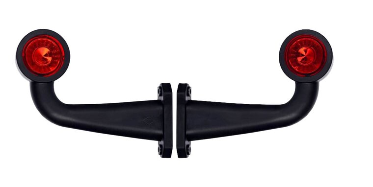 led breedtelamp links 185mm 2x led - aanhanger zijlamp - zijlicht - breedtelicht