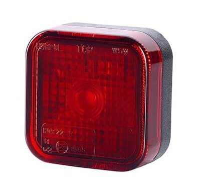markeringslamp rood - zijlamp - positielamp 12 volt - contourlamp - horpol