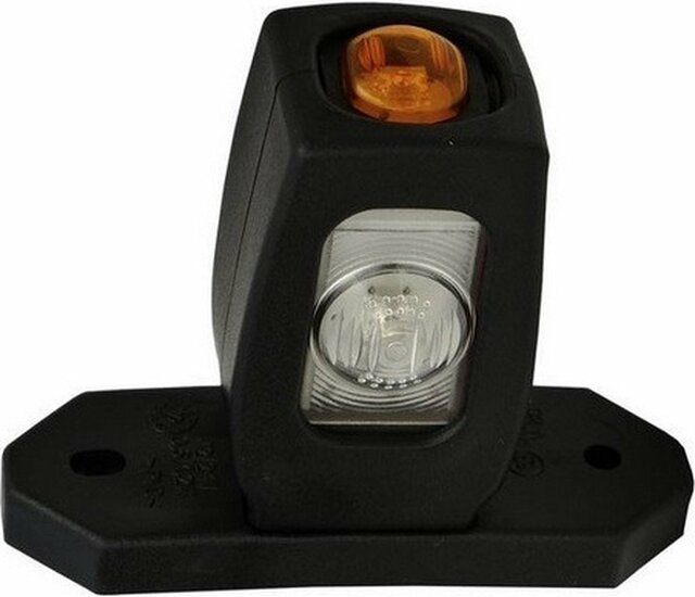 led breedtelamp universeel 85mm 3x led - aanhanger zijlamp - zijlicht - breedtelicht - contourlamp