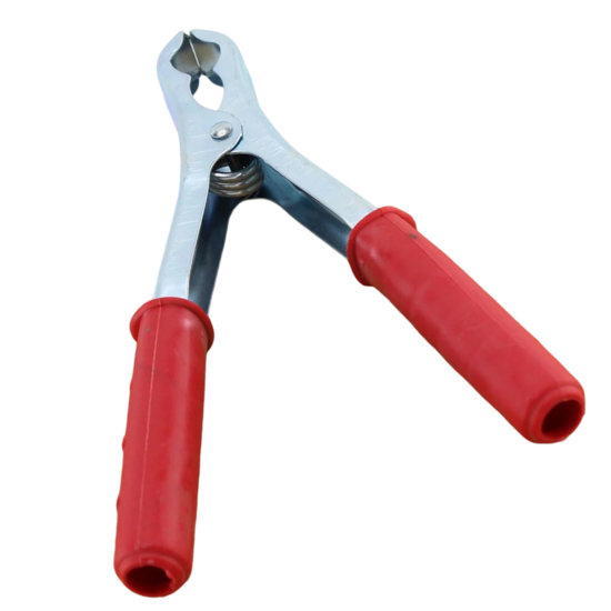 accu laadklem - 120 amp&egrave;re - rood - acculaadklem - accu oplaadklem