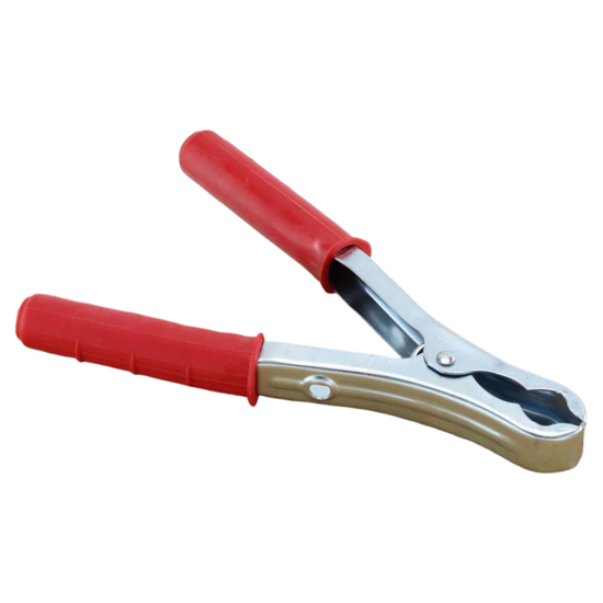 accu laadklem - 120 amp&egrave;re - rood - acculaadklem - accu oplaadklem