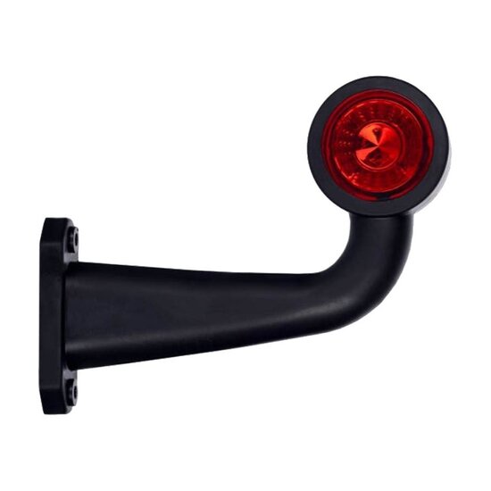 led breedtelamp rechts 180mm 2x led - aanhanger zijlamp - zijlicht - breedtelicht - contourlamp