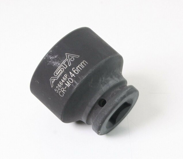 zeskant krachtdop 46 mm - 3/4 duims aansluiting - slagdop - impact dop - rateldop - dop - asta