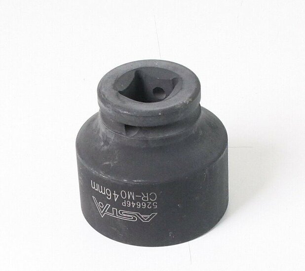 zeskant krachtdop 46 mm - 3/4 duims aansluiting - slagdop - impact dop - rateldop - dop - asta