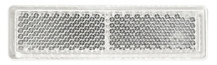 reflector wit - 125 x 25 mm - plakreflector - reflectieplaat - horpol