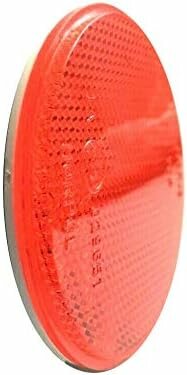 reflector rood - 80 mm - plakreflector - reflectieplaat - horpol