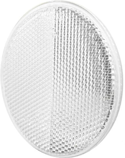 reflector wit - 80 mm - plakreflector - reflectieplaat - horpol