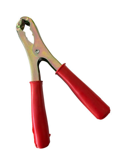 accu laadklem - 250 amp&egrave;re - rood - acculaadklem - accu oplaadklem