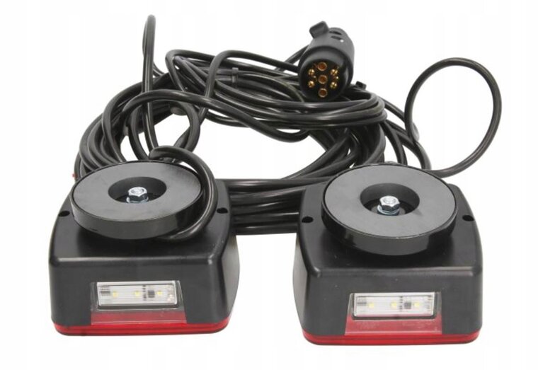 magnetische led verlichting set - 7 polig x 7 meter - aanhanger verlichting - achterlamp - achterlichten set - horpol