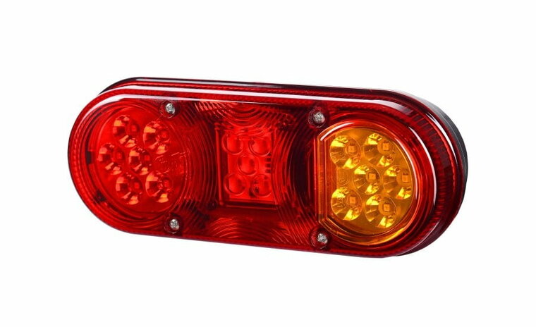 led achterlicht rechts - 12/24 volt - achterlicht - achterlamp - aanhanger achterlicht - horpol