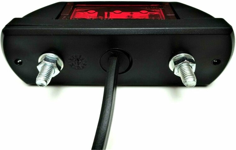 zijmarkeringslamp rood - 12/24 volt - markeringlamp - positielamp - horpol