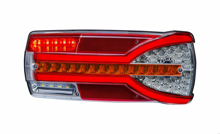 multifunctionele led achterlicht rechts - 12/24 volt - achterlamp carmen - achterlicht - aanhanger achterlicht - horpol