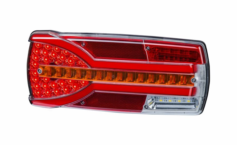 multifunctionele led achterlicht links - 12/24 volt - achterlamp carmen - achterlicht - aanhanger achterlicht - horpol