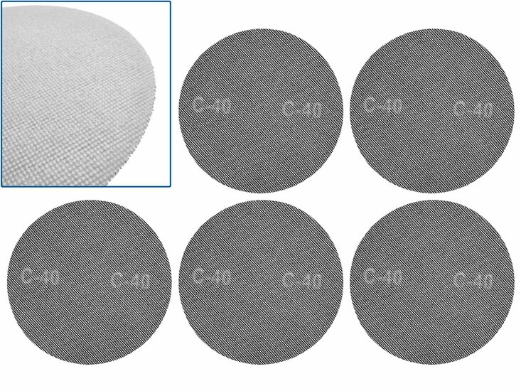 klittenband schuurgaas p40 - schuurgaas 225 mm - schuurnetten - geko