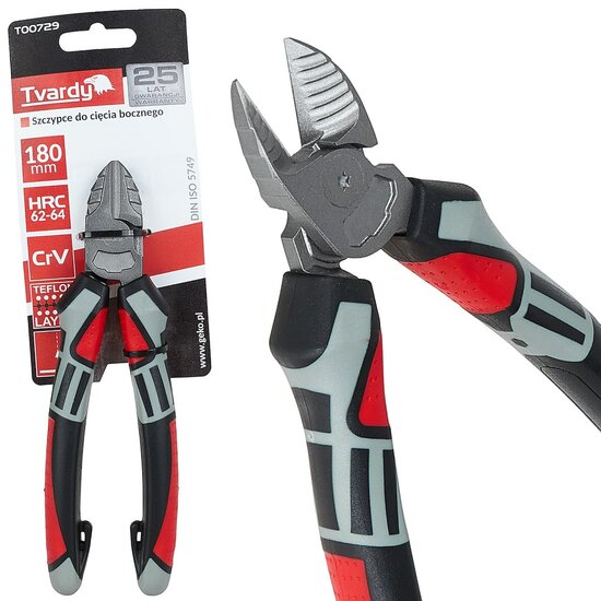 zijkniptang 180 mm - kniptang - zijtang - snijtang - tang - tvardy