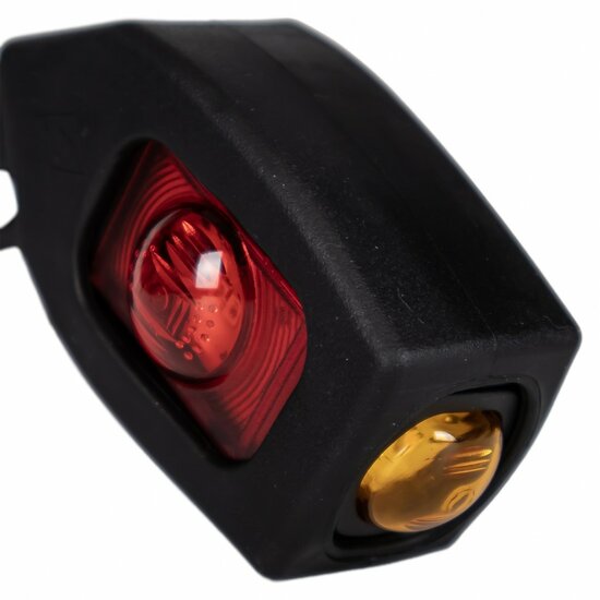 led breedtelamp rechts 170mm 3x led - aanhanger zijlamp - zijlicht - breedtelicht - contourlamp