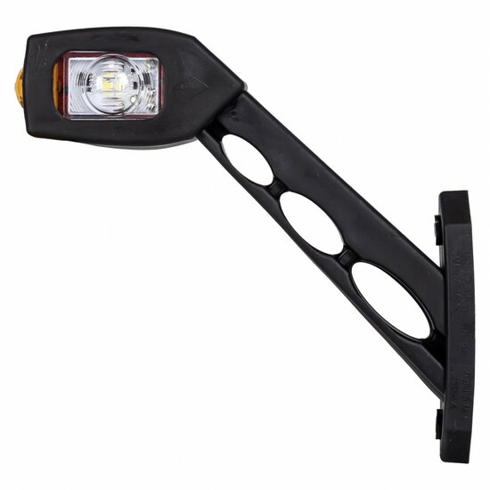 led breedtelamp rechts 170mm 3x led - aanhanger zijlamp - zijlicht - breedtelicht - contourlamp