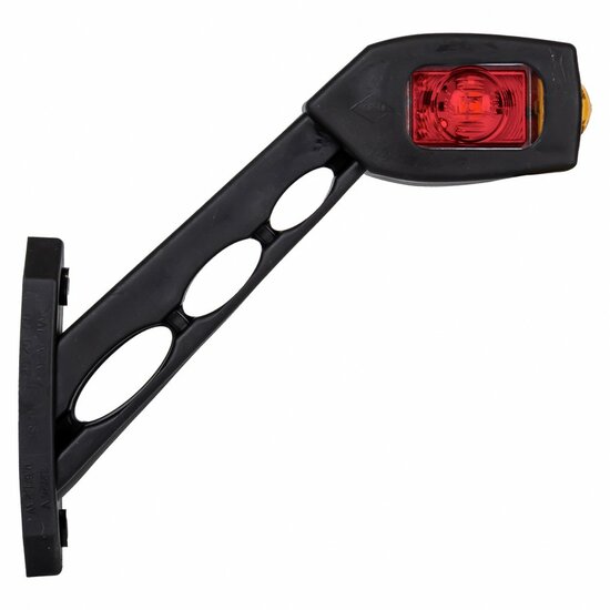 led breedtelamp rechts 170mm 3x led - aanhanger zijlamp - zijlicht - breedtelicht - contourlamp