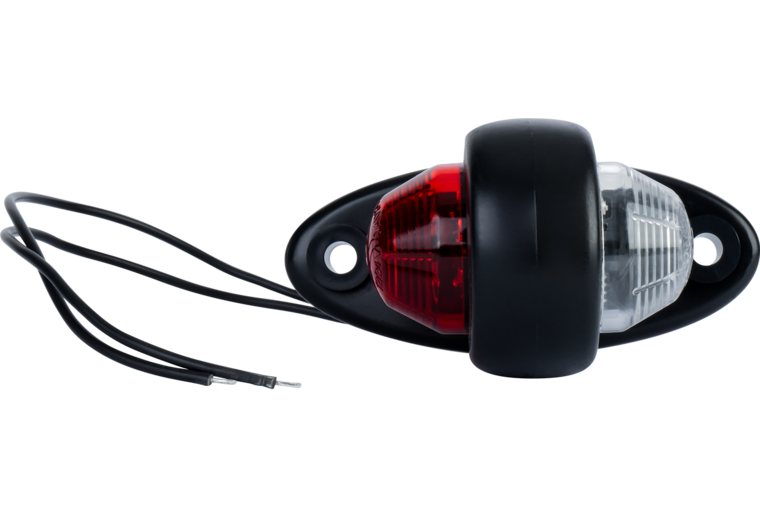 led breedtelamp universeel 55mm 2x led - aanhanger zijlamp - zijlicht - breedtelicht