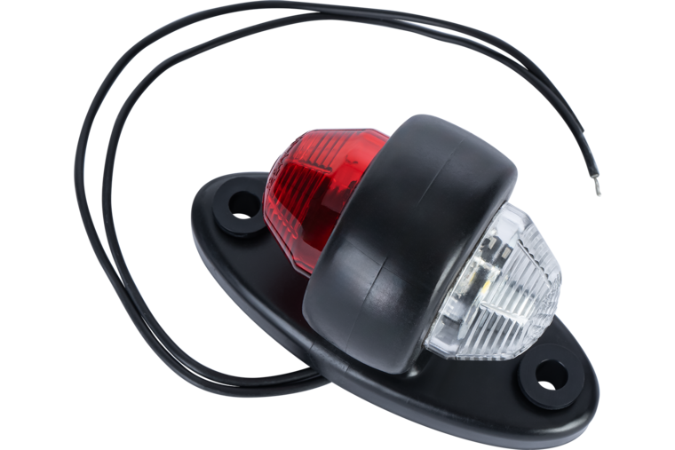 led breedtelamp universeel 55mm 2x led - aanhanger zijlamp - zijlicht - breedtelicht