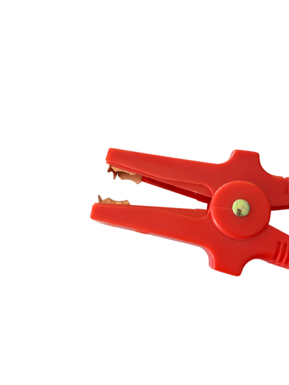 accu laadklemset - rood en zwart - startkabelklemmen - startkabelklemset - accu klemmenset